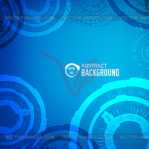 Tech abstract background concept. for you design - vector clipart