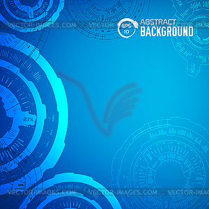 Tech abstract background concept. for you design - vector clipart