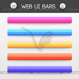 Web interface ui elements - vector image