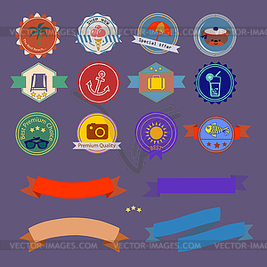 Flat banner - vector image