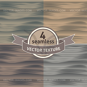 Set of 4 seamless striped background - vector clipart