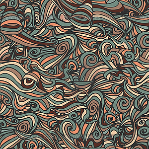 Seamless hand-drawn pattern - vector image