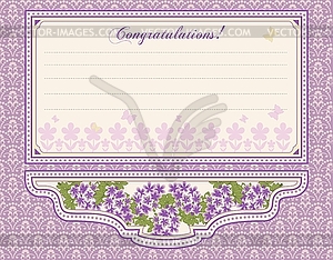 Elegant vintage background with place for your text - vector clipart