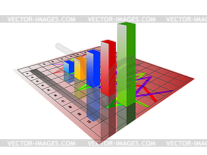 3D char - vector image