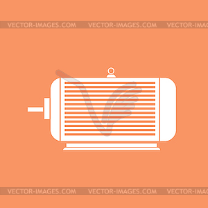 Electric motor. - vector image