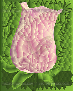 Beautiful rose - vector image