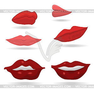 Lips - stock vector clipart