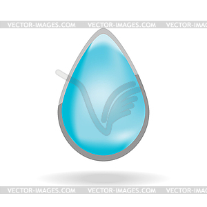 Water drop - vector clip art