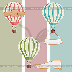 Set of balloons - vector clipart