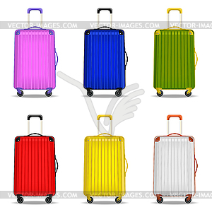 Luggage for travel - stock vector clipart