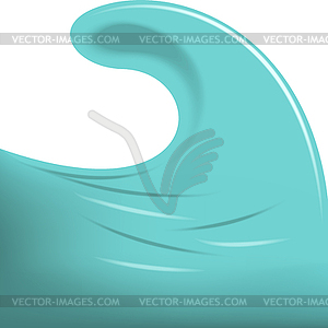 Blue wave - vector clip art