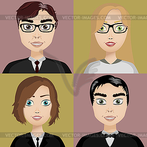 Different persons - vector image