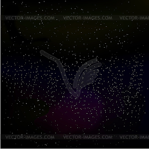 Starry sky - vector clipart