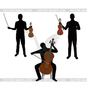 Musicians - vector clip art