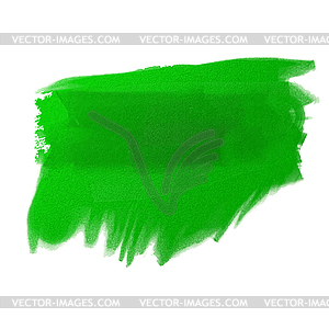 Green oil paint - vector clip art