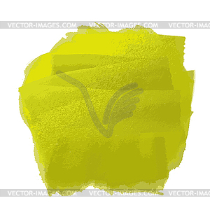 Yellow oil paint - vector image