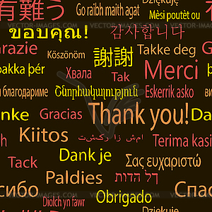 Thank you - vector image