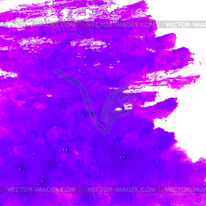 Violet watercolor - vector clipart