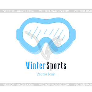 Ski sun glasses - vector clipart