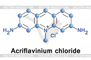 Acriflavinie актуальным антисептик - изображение в векторном виде