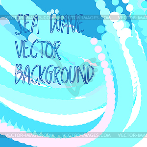 Abstract sea wave - vector clipart