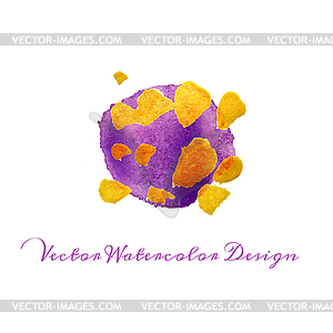 Colorful Abstract watercolor - vector image