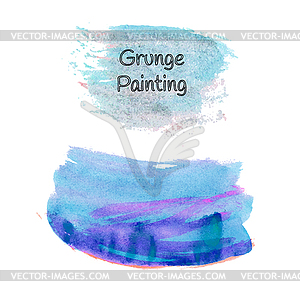 Watercolor background - vector clipart