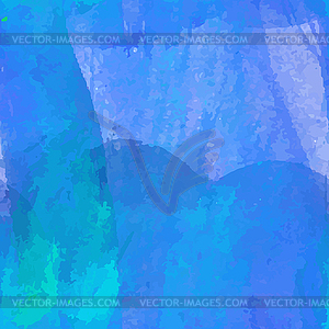 Blue paint watercolor seamless - vector clipart