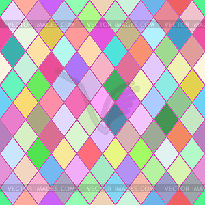 Rombus colorful seamless pattern - vector image