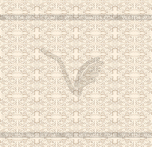 Lace beige pattern - vector image