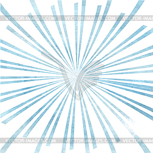 Blue sky watercolor rays - vector clipart