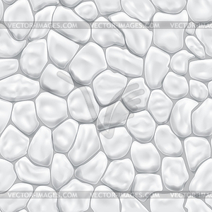 Seamless pattern of stones - vector clipart