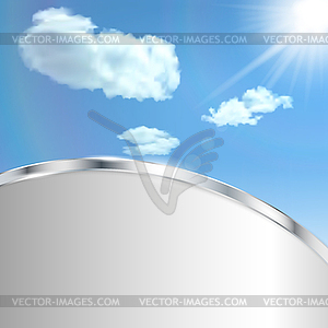 Abstract background with sky - vector clip art