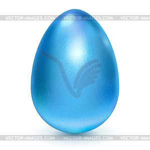 Синий пасхальное яйцо - клипарт