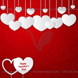 Card for Valentine`s Day - royalty-free vector image