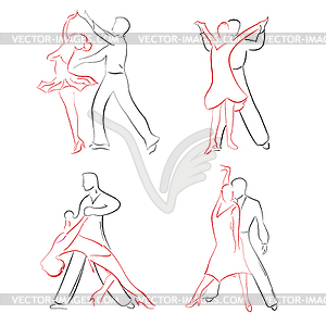 ballroom dancers clip art