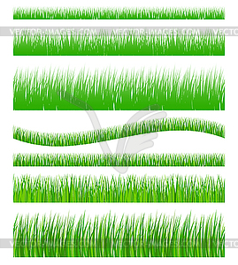 Набор бесшовных траве - графика в векторе