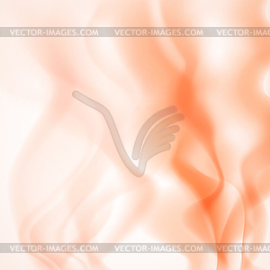 Abstract background of orange smoke - vector clipart