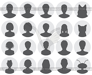 Set of avatars - vector clipart