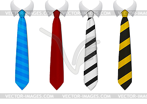 Colored tie - vector clip art