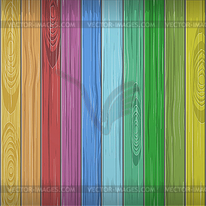 Rainbow colors wooden plane texture - royalty-free vector clipart