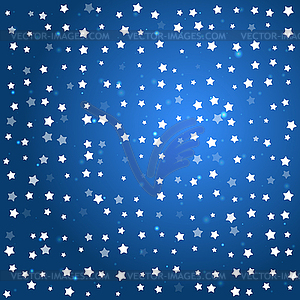 Stars узор на фоне ночного неба. фон - изображение в формате EPS
