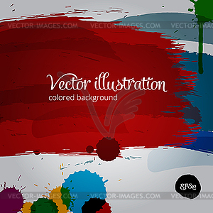 Colored paintbrush - vector clipart