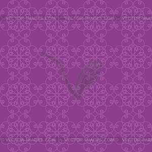 Violet background with flowers - vector clipart