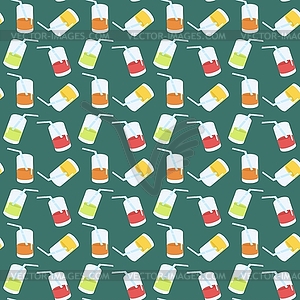 Seamless background with cocktails - vector clipart