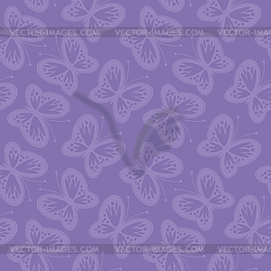 Seamless background with openwork butterflies - vector clipart