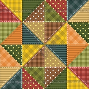 Patchwork background - royalty-free vector clipart