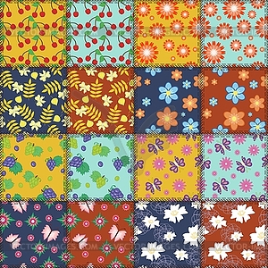 Patchwork background  - vector image