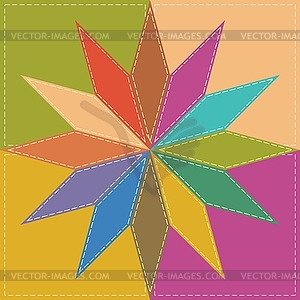 Patchwork background - vector clipart