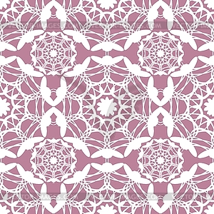 Seamless lace background - vector clipart